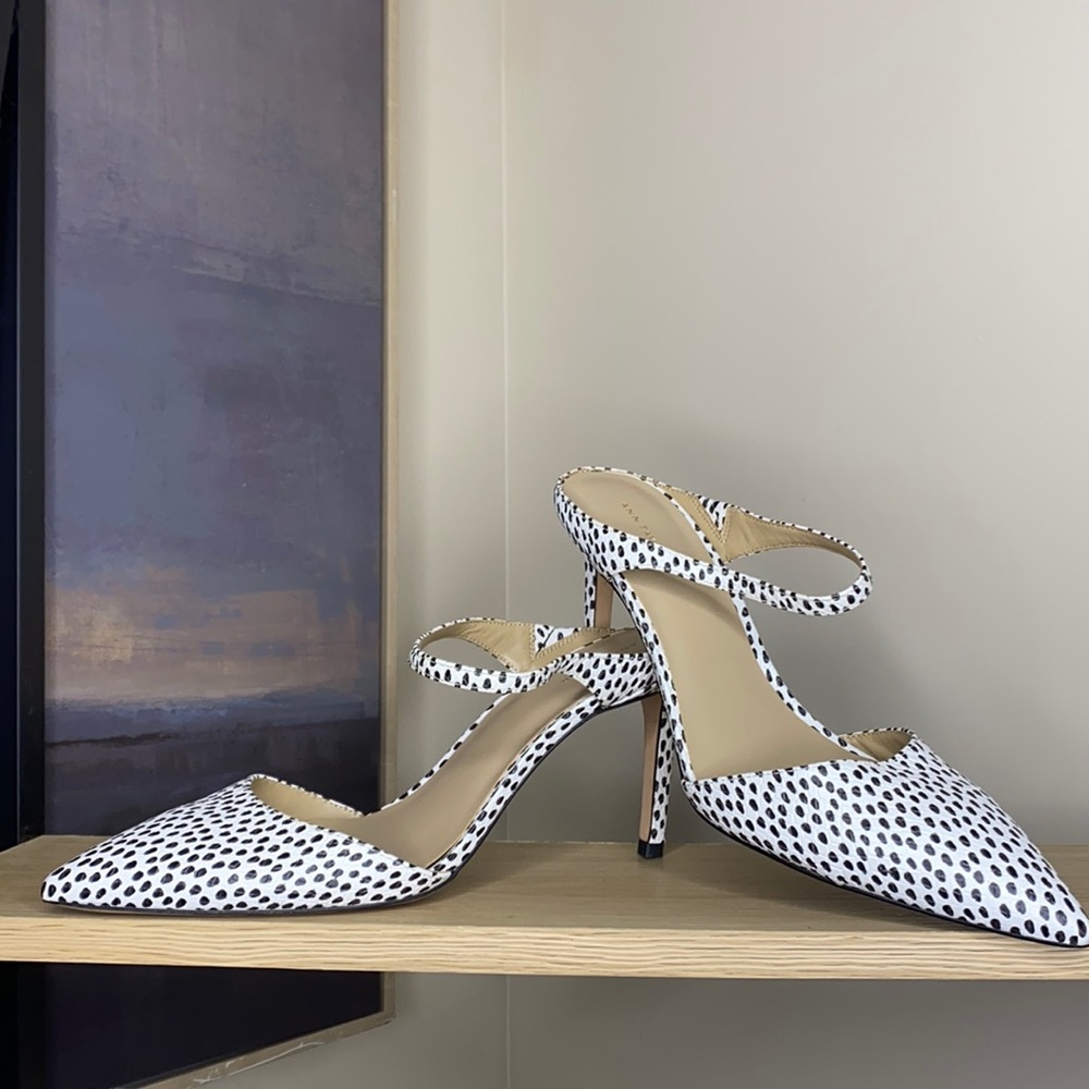 Ann Taylor heeled mules